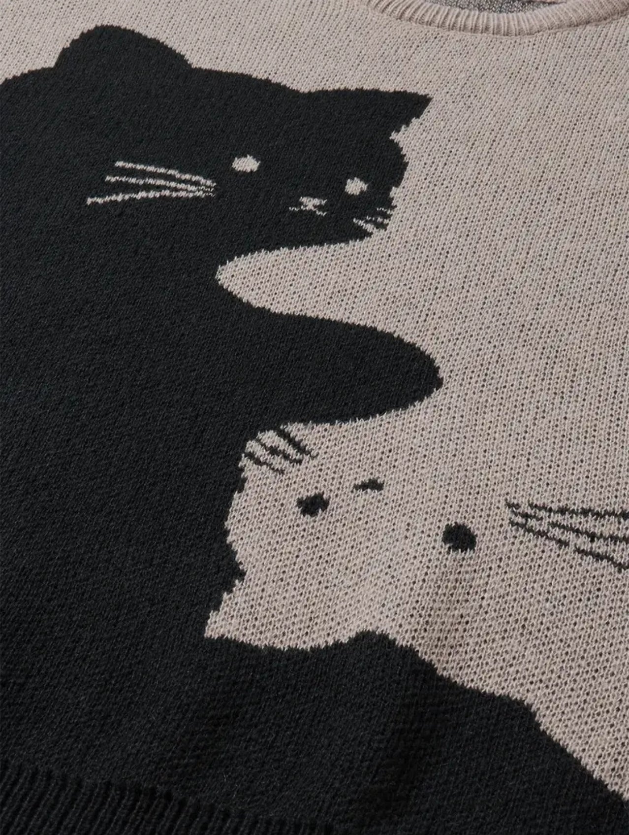 Twin Cats Sweater