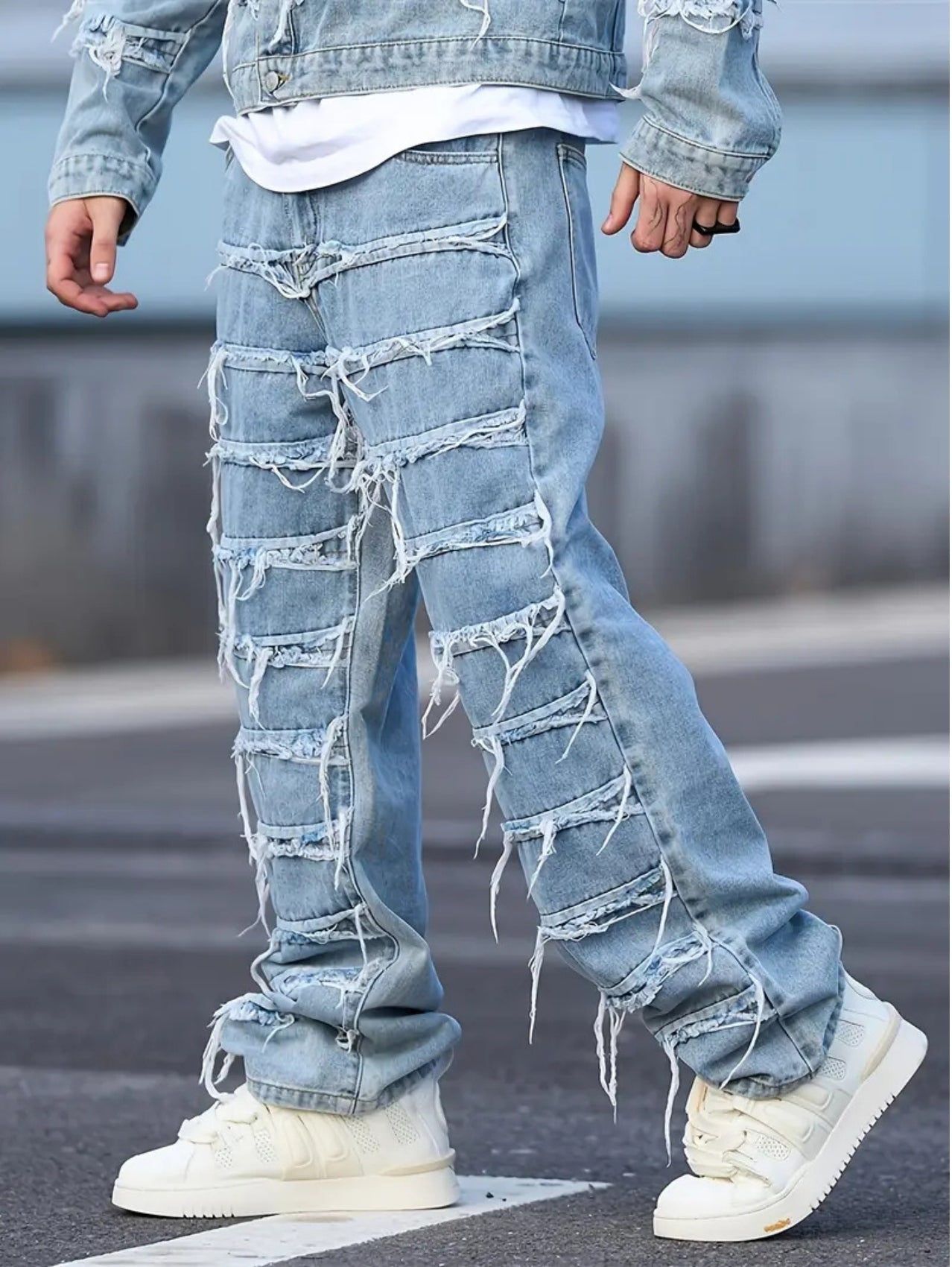 Fluffy Layer Jeans