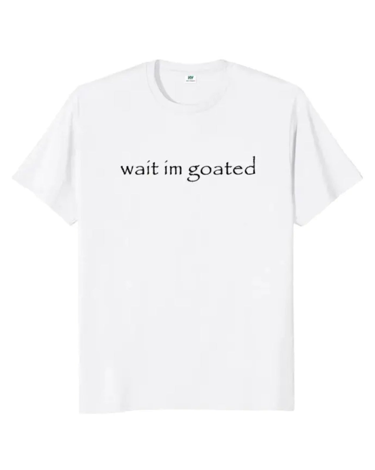 Goated Tee - Black, White