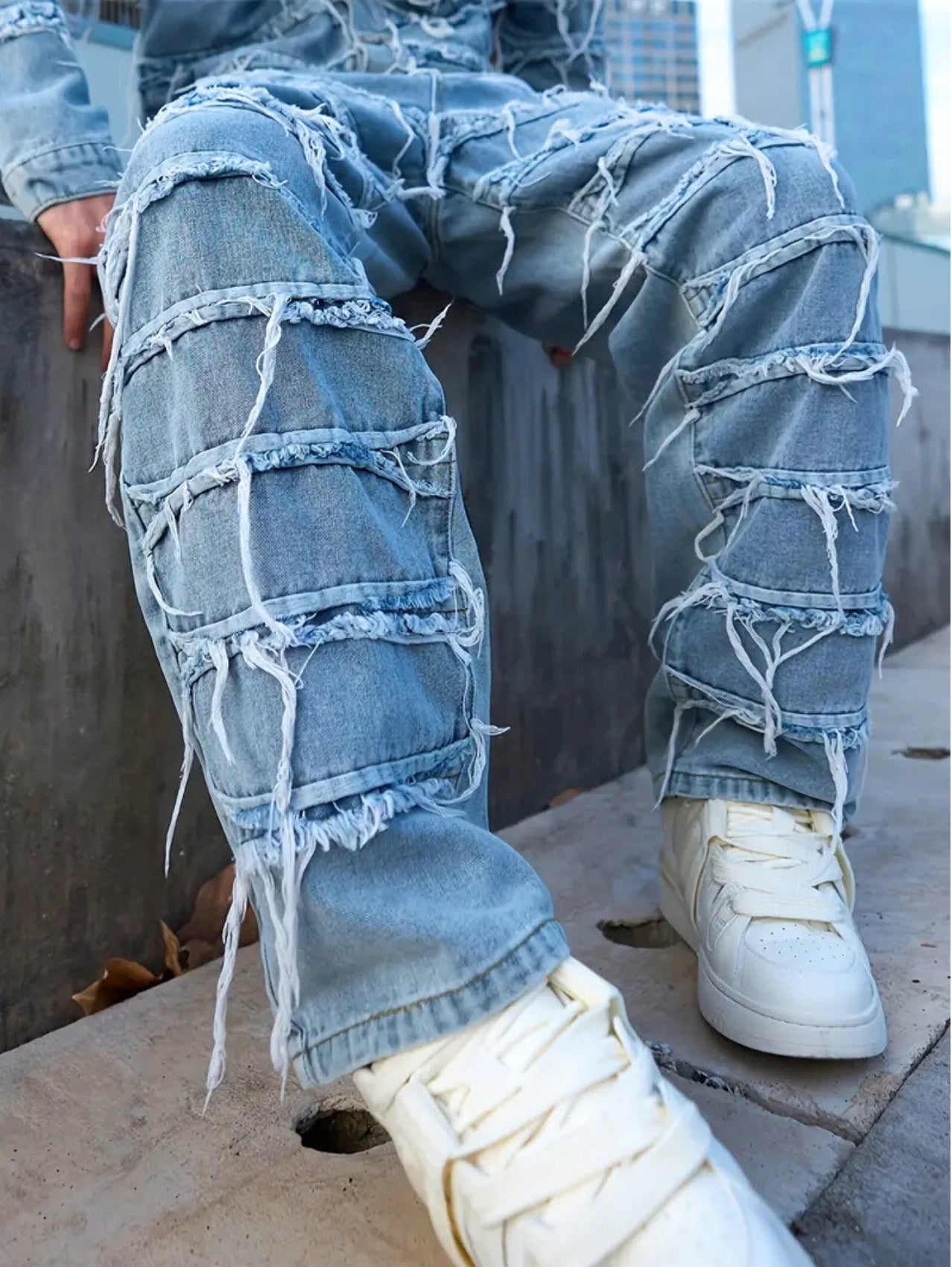 Fluffy Layer Jeans