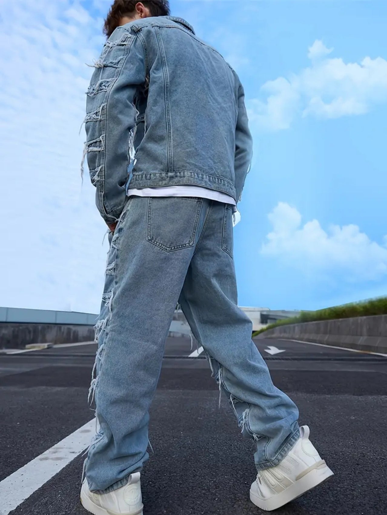Fluffy Layer Jeans