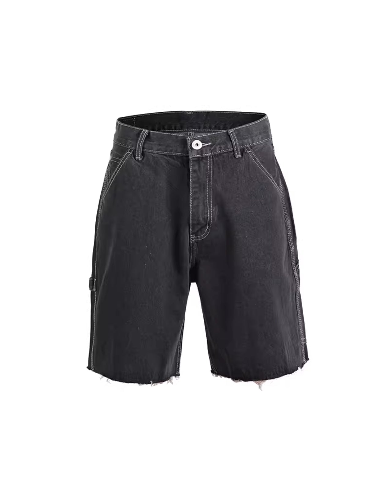Raw Hem Denim Shorts