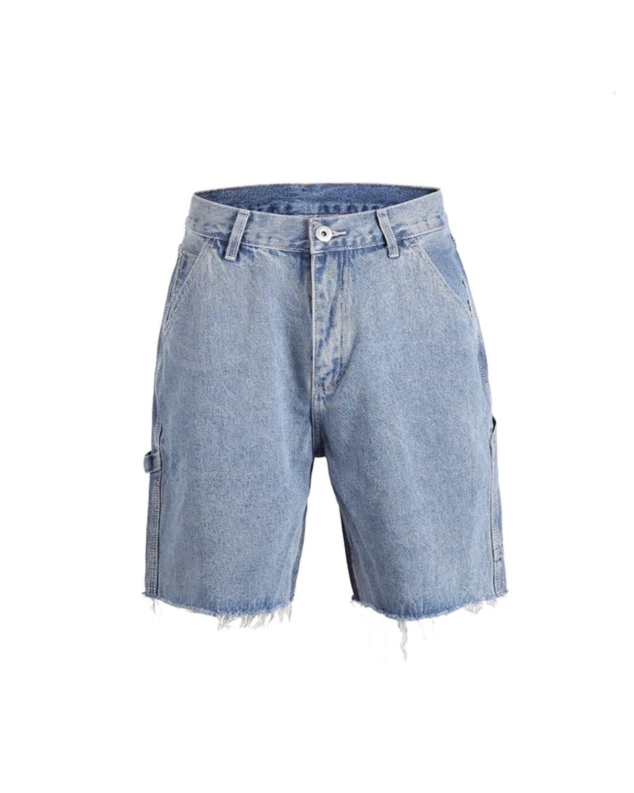 Raw Hem Denim Shorts