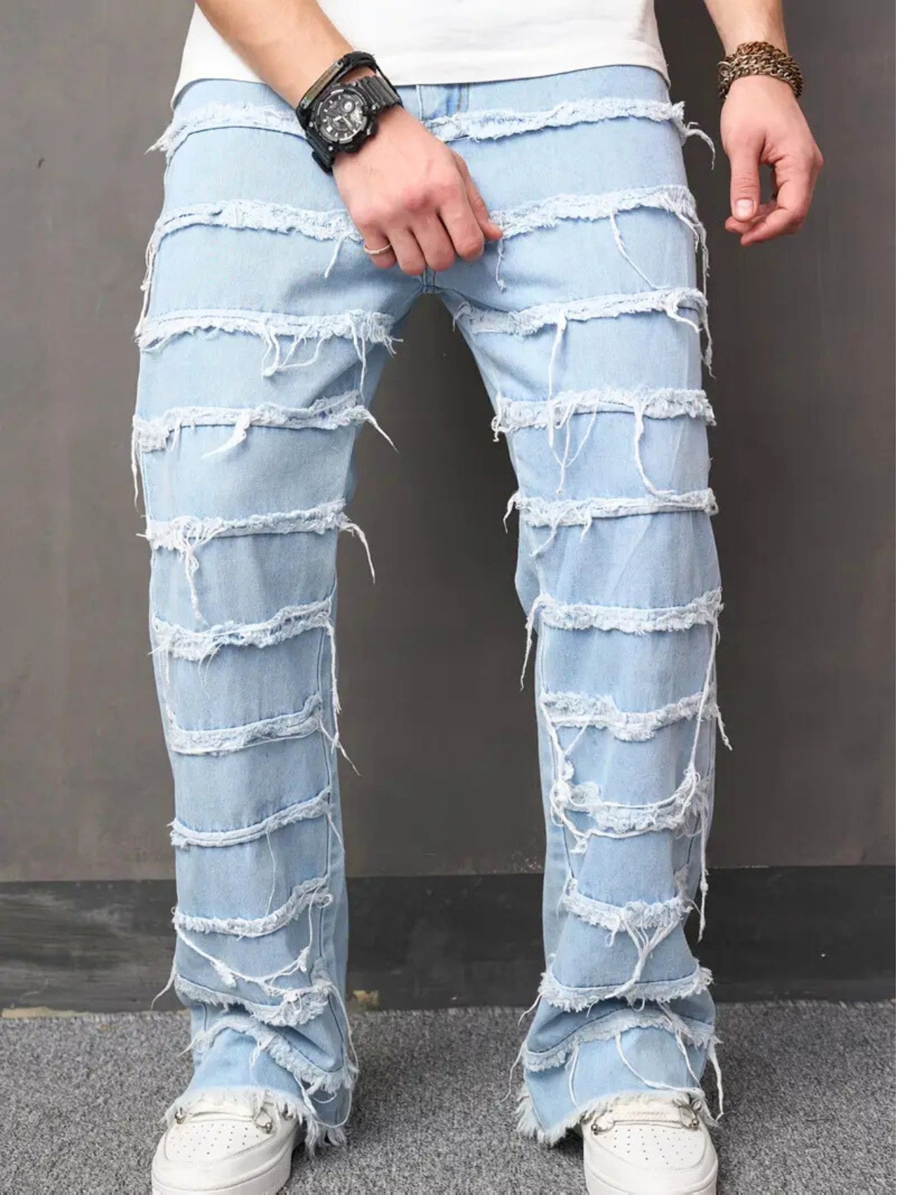 Fluffy Layer Jeans