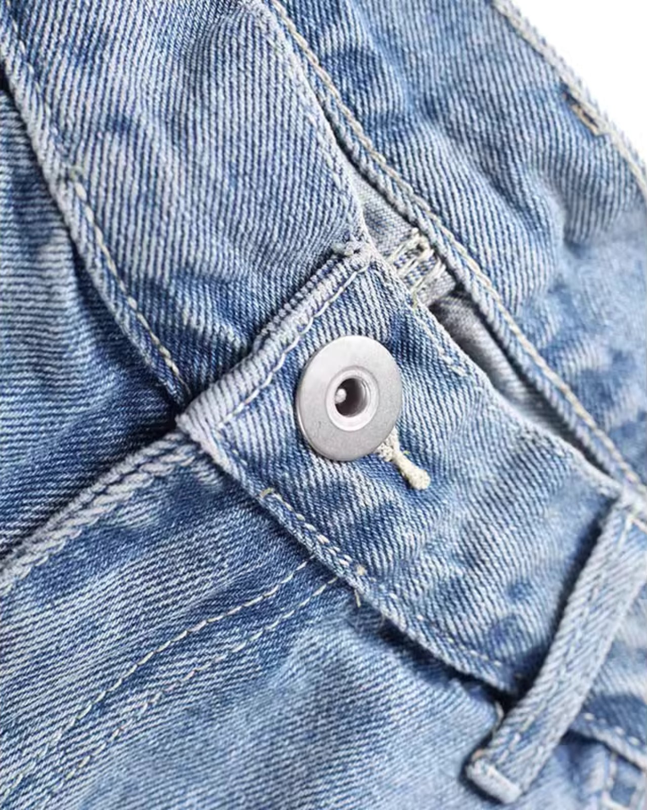 Raw Hem Denim Shorts