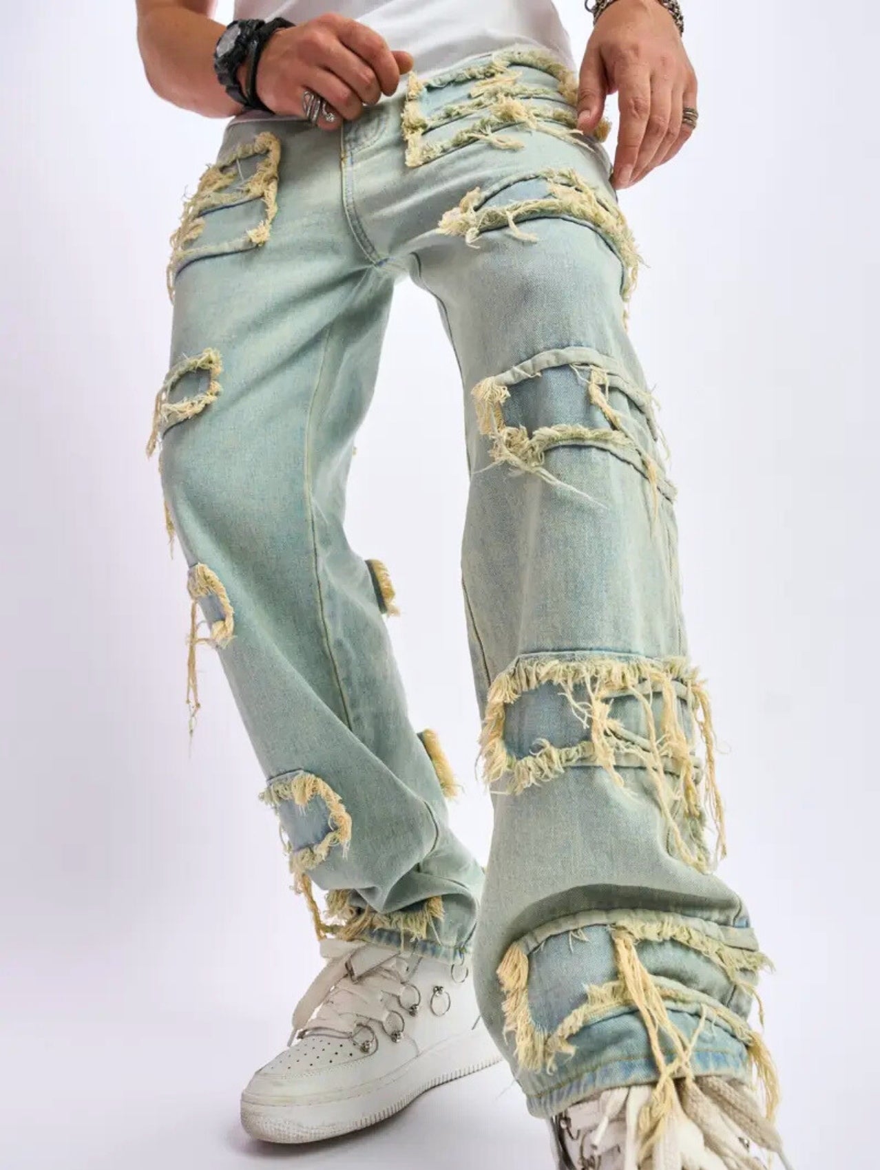 Shaggy Fringe Jeans