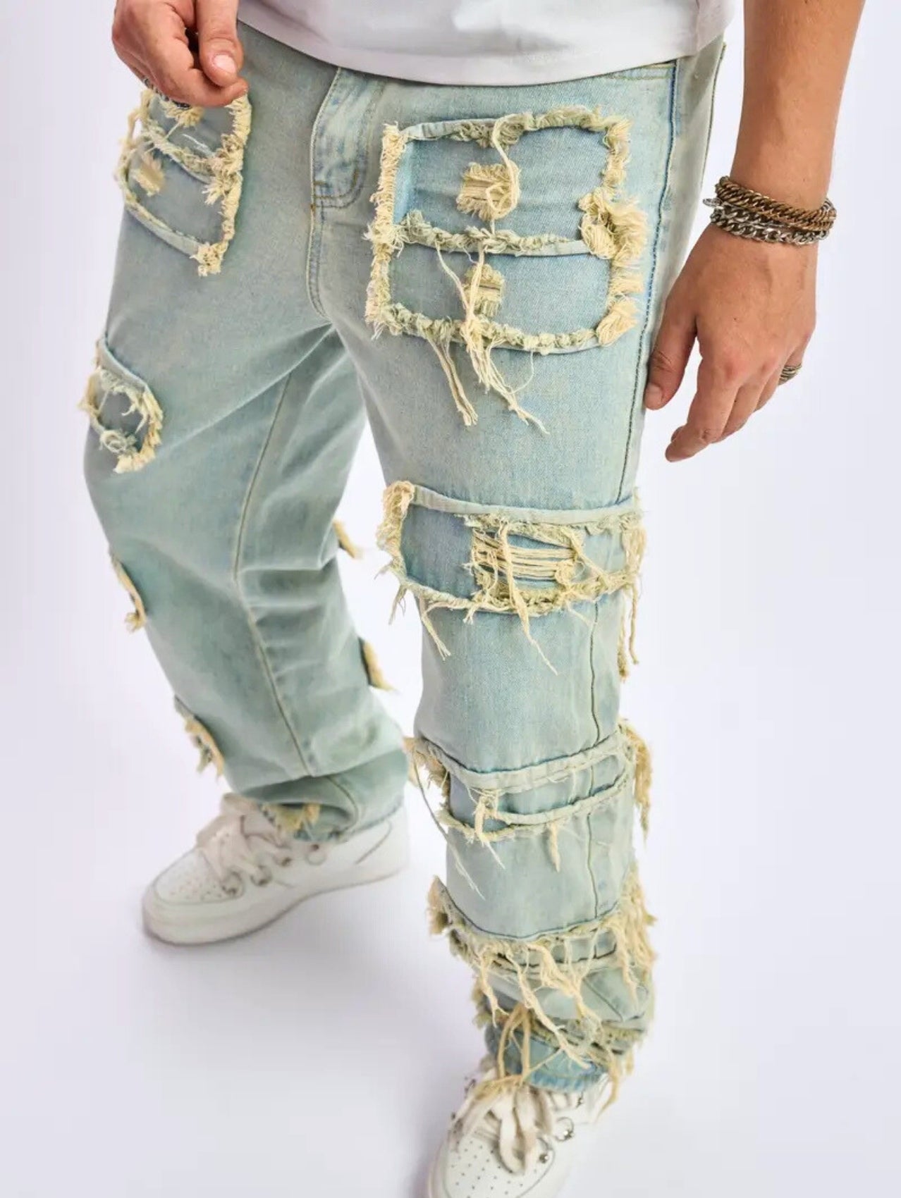 Shaggy Fringe Jeans
