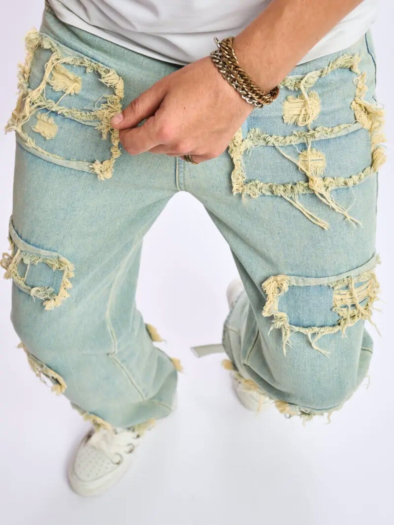 Shaggy Fringe Jeans