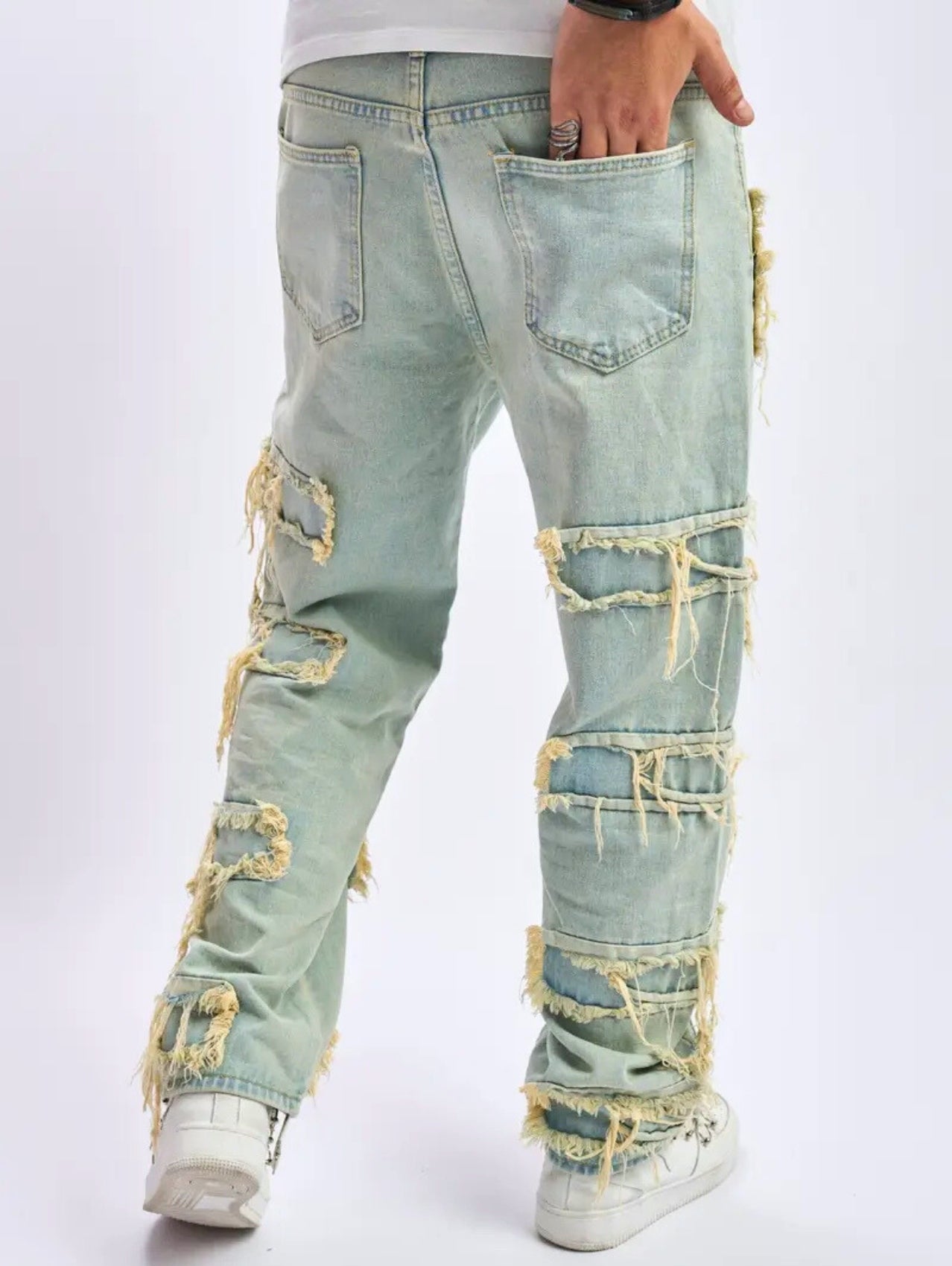 Shaggy Fringe Jeans