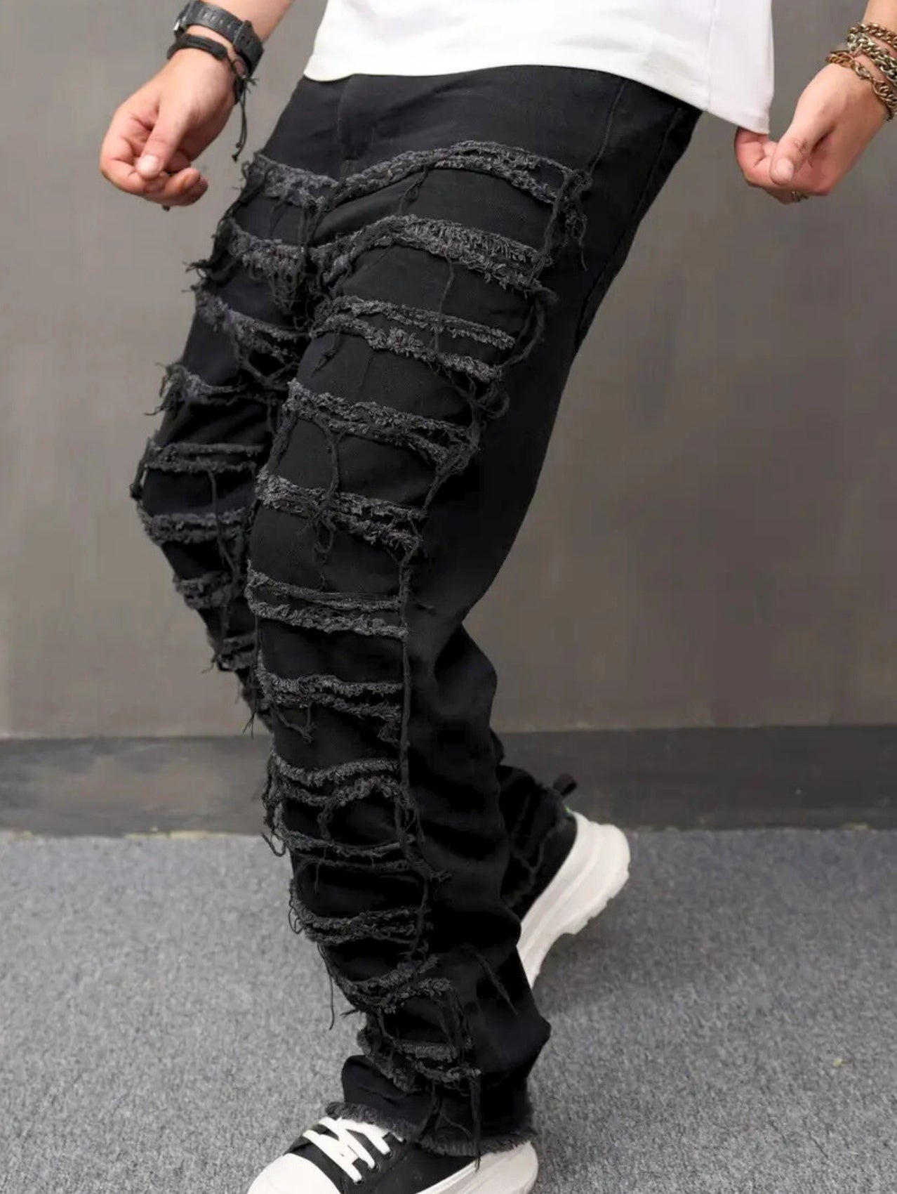 Shaggy Fringe Jeans