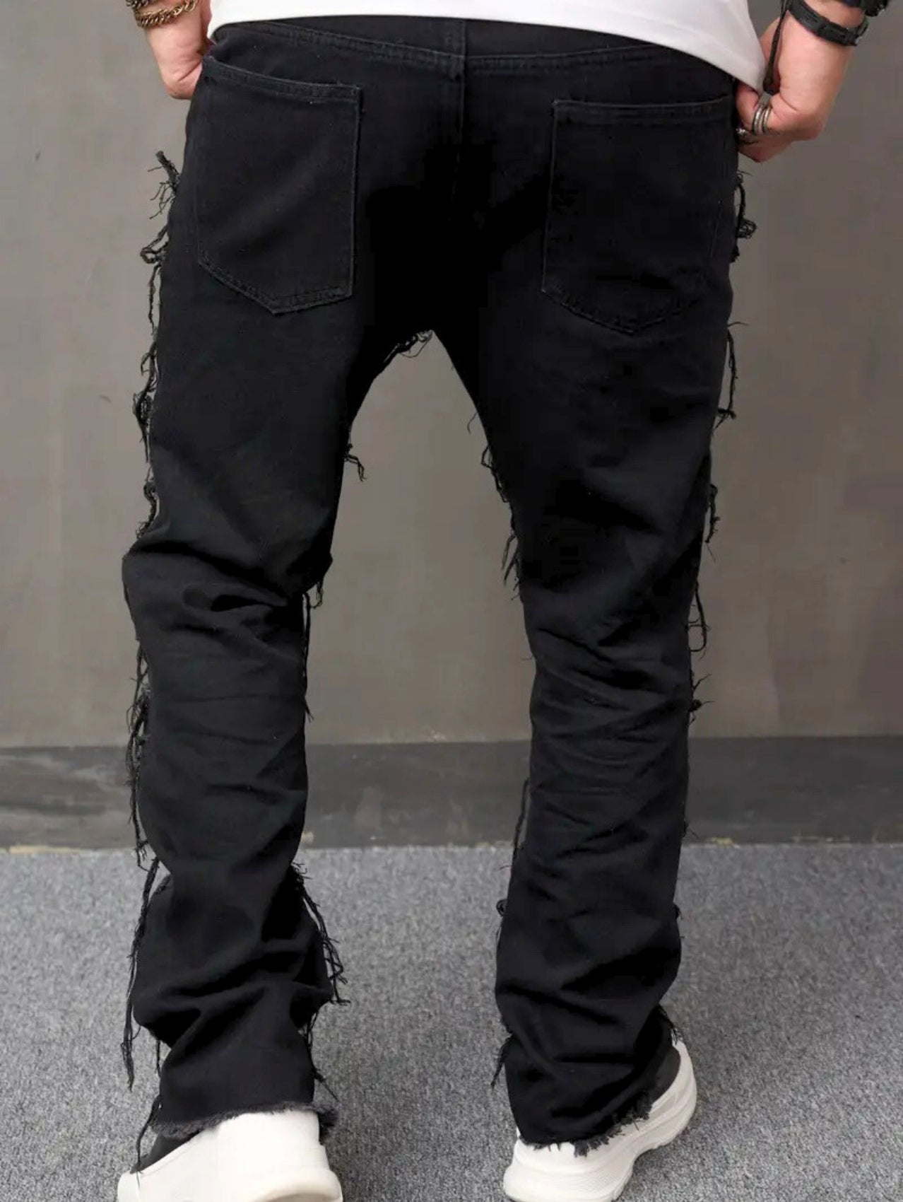 Shaggy Fringe Jeans