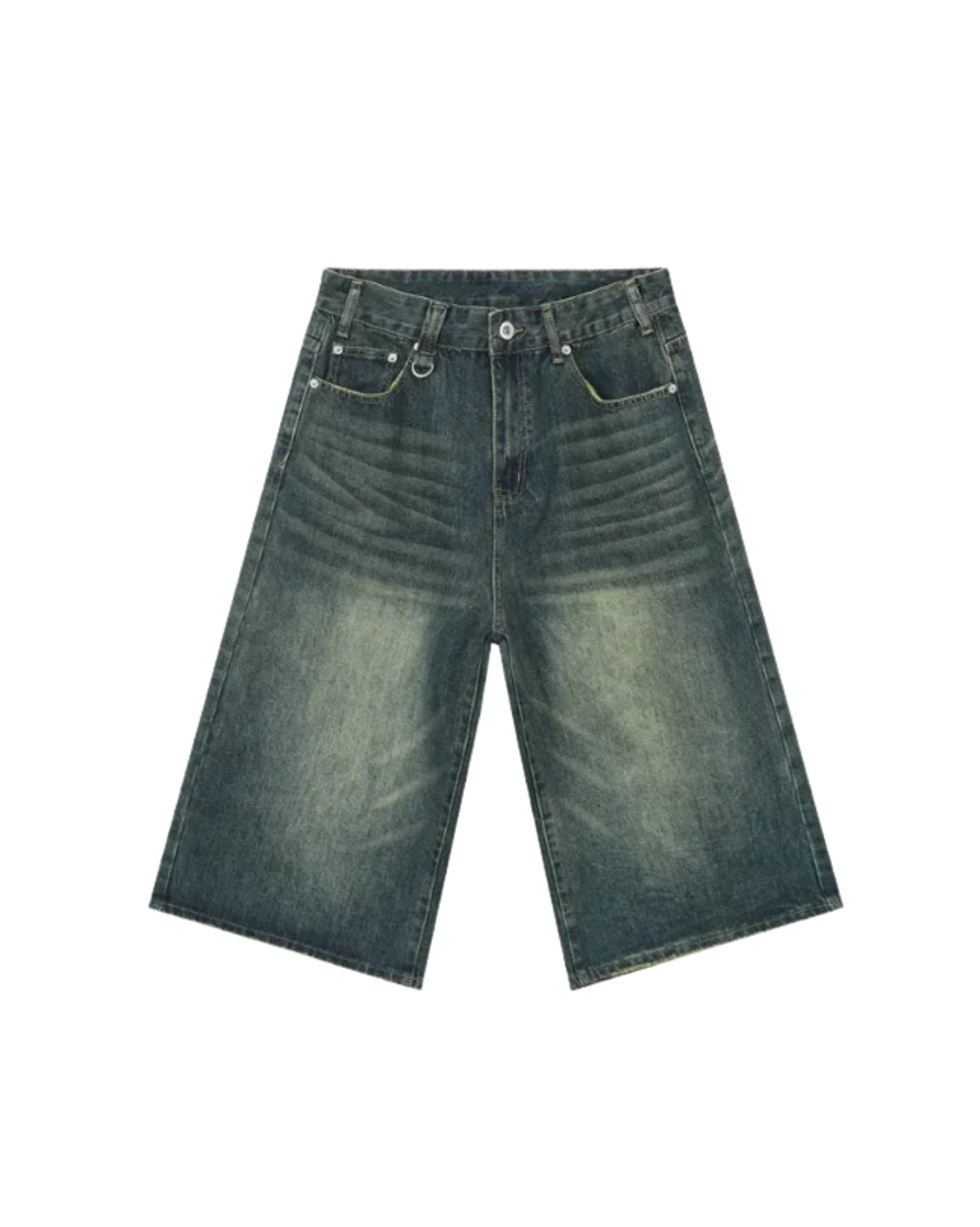 Cloud Fade Denim Shorts