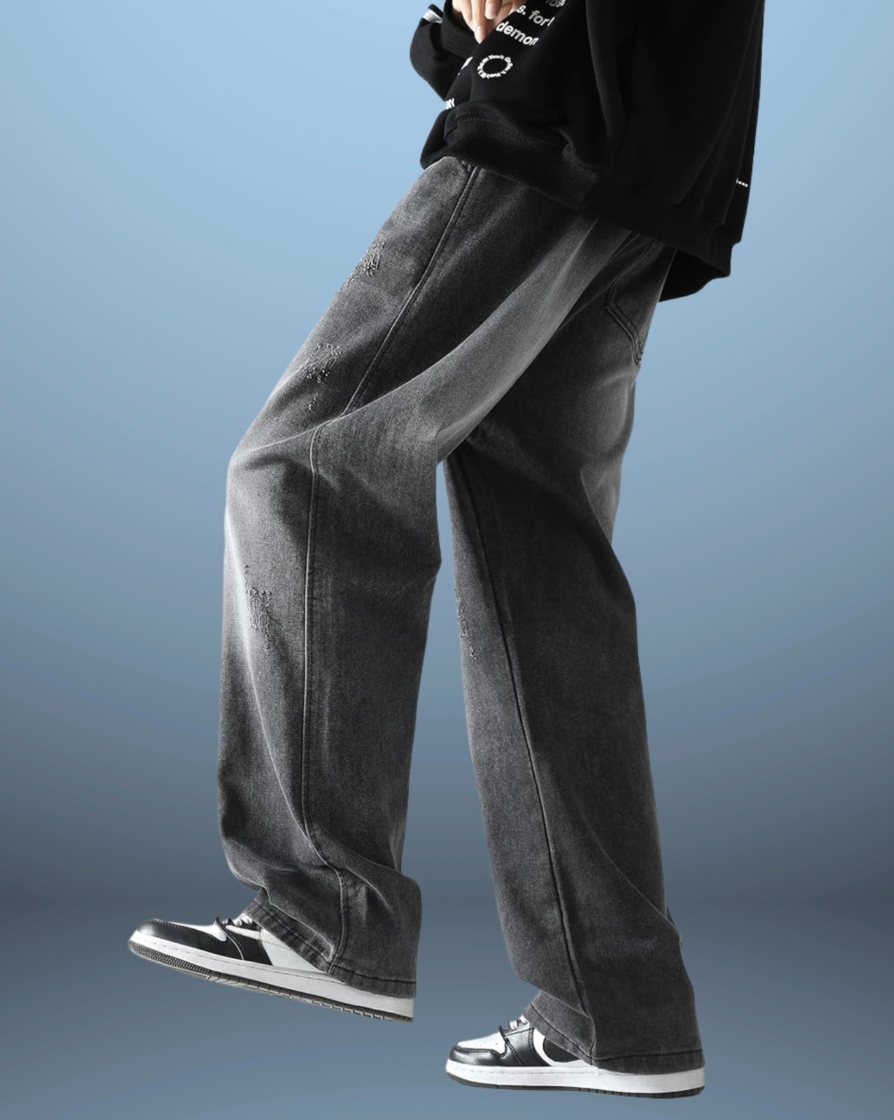 Distressed Denim Jeans