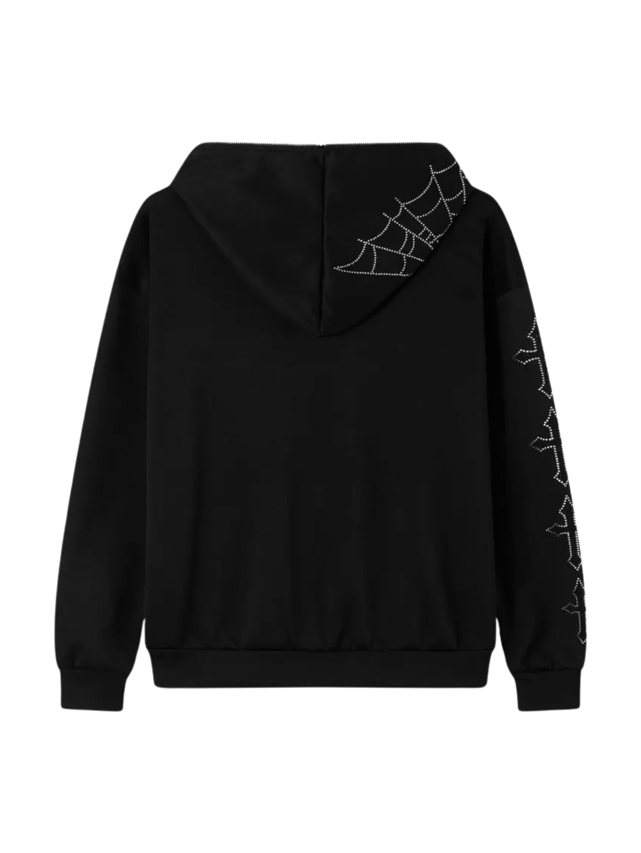 Rhinestone Zip Hoodie
