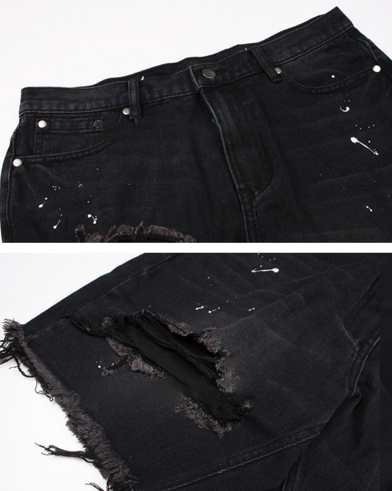 Ripped Urban Denim Shorts