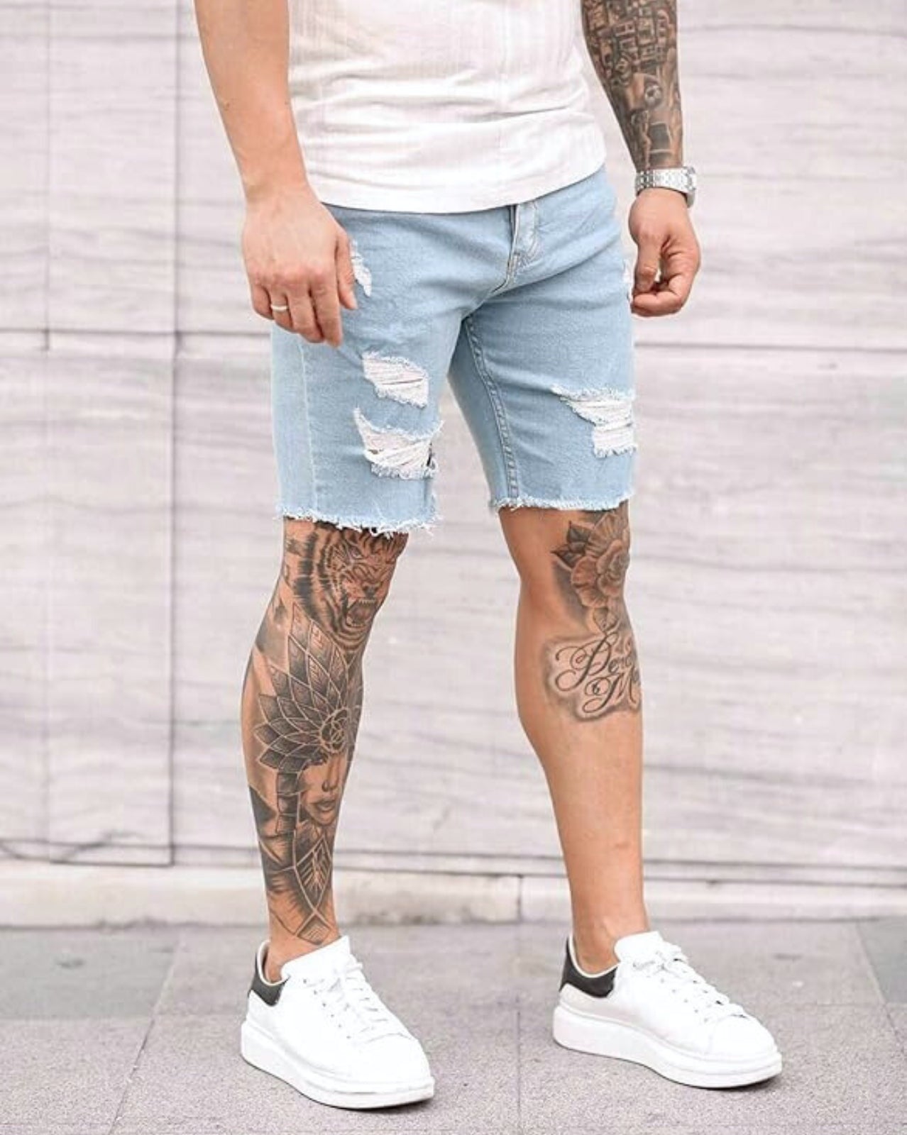 Skyline Denim Shorts