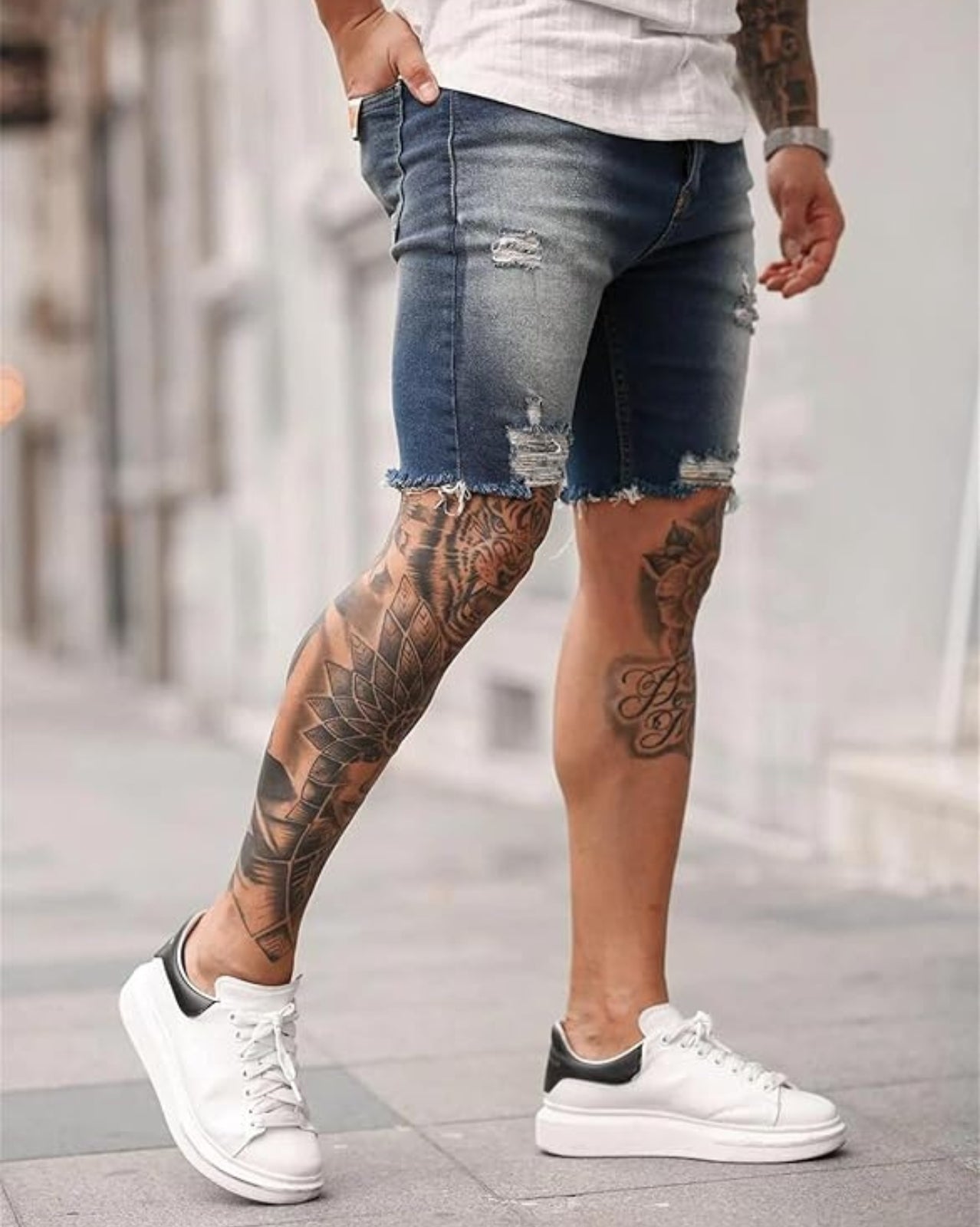 Skyline Denim Shorts