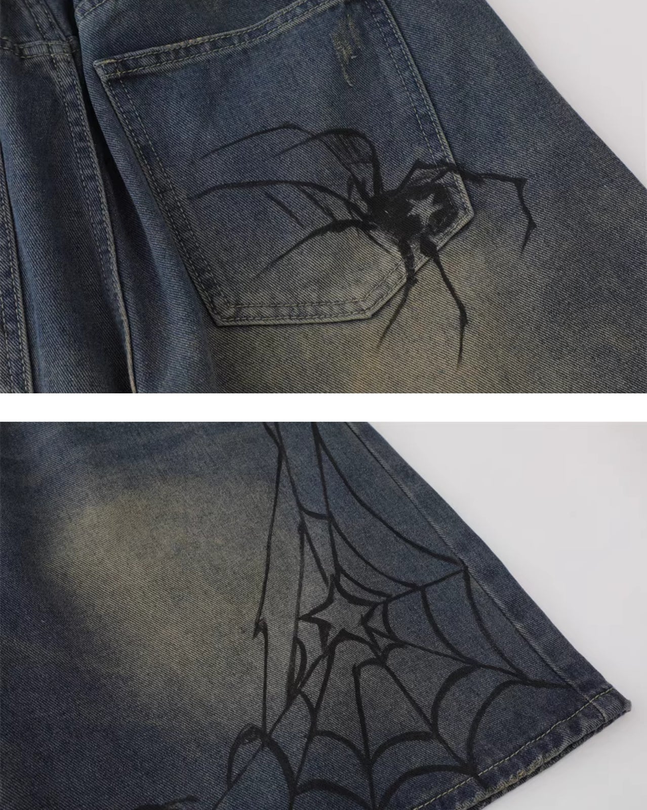 Retro Spider Shorts