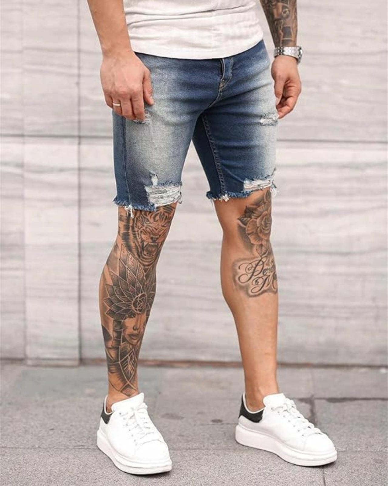 Skyline Denim Shorts
