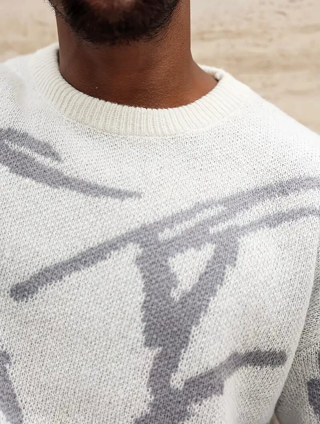 Frosted Graffiti Sweater