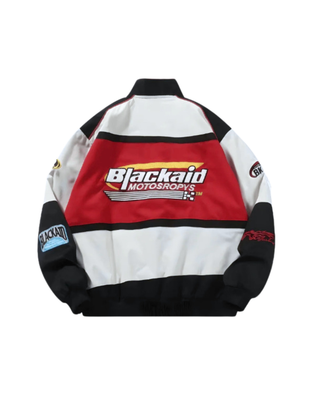 Motosports Jacket - Brown, Blue, Red