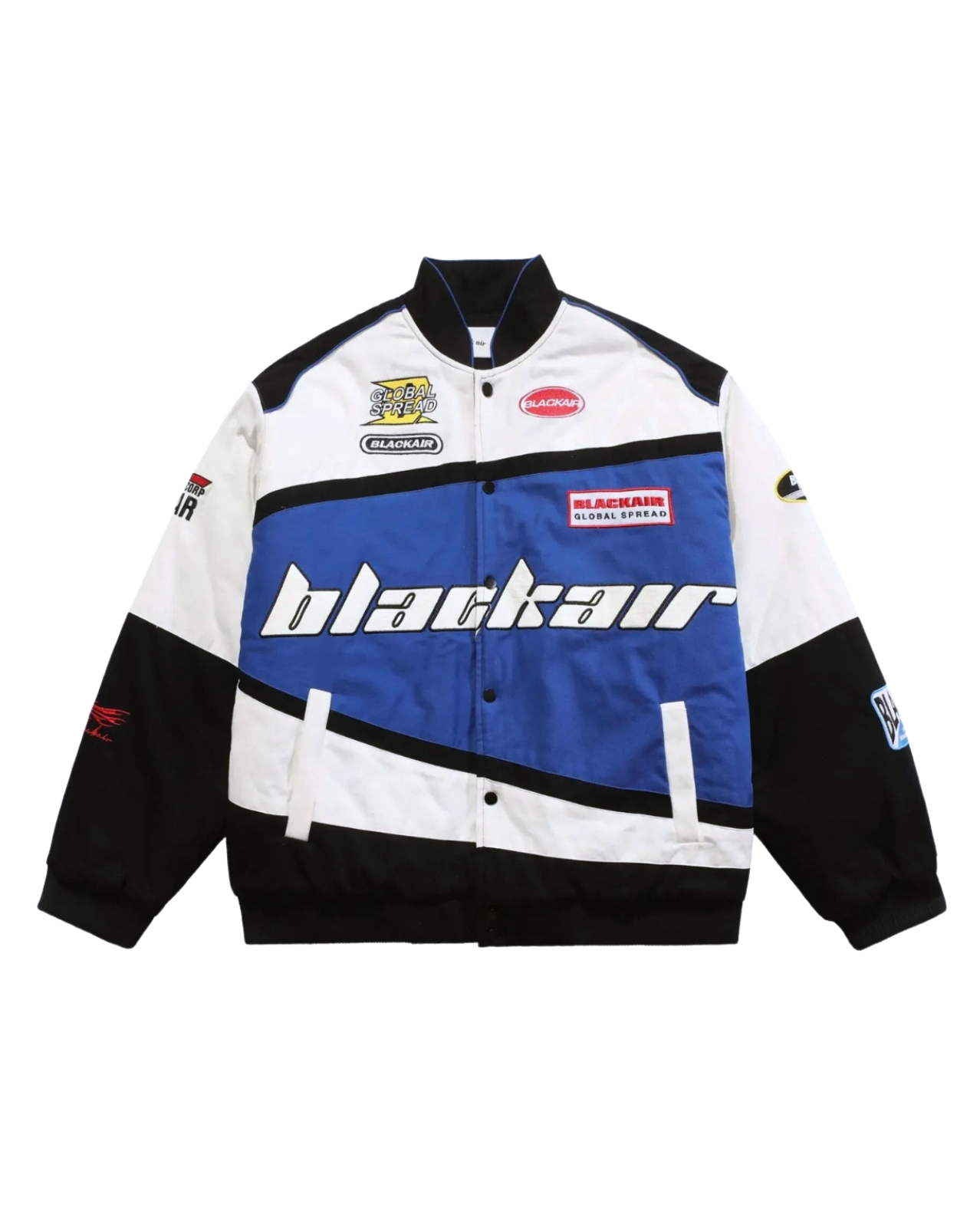 Motosports Jacket - Brown, Blue, Red