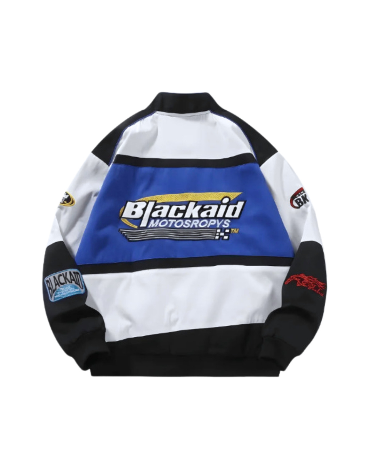 Motosports Jacket - Brown, Blue, Red