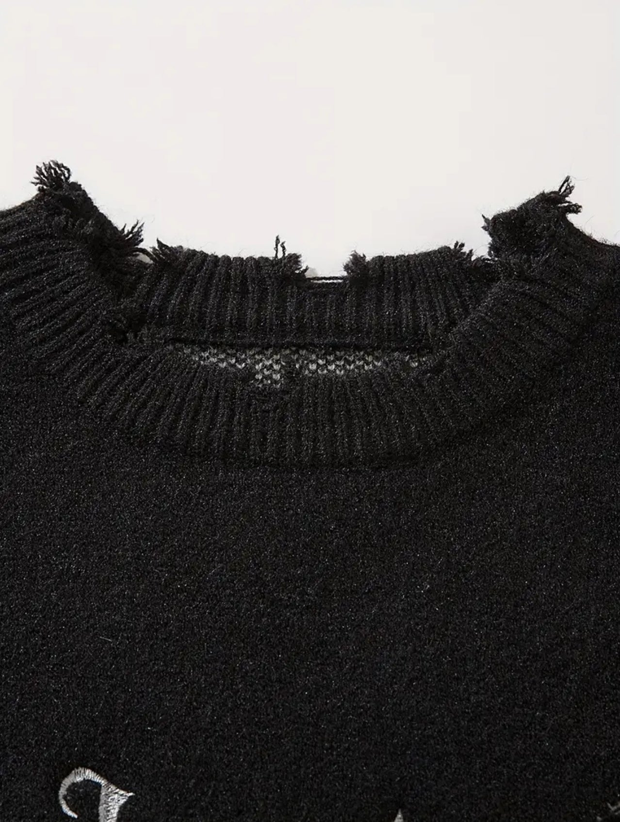 Rebel Distressed Sweater