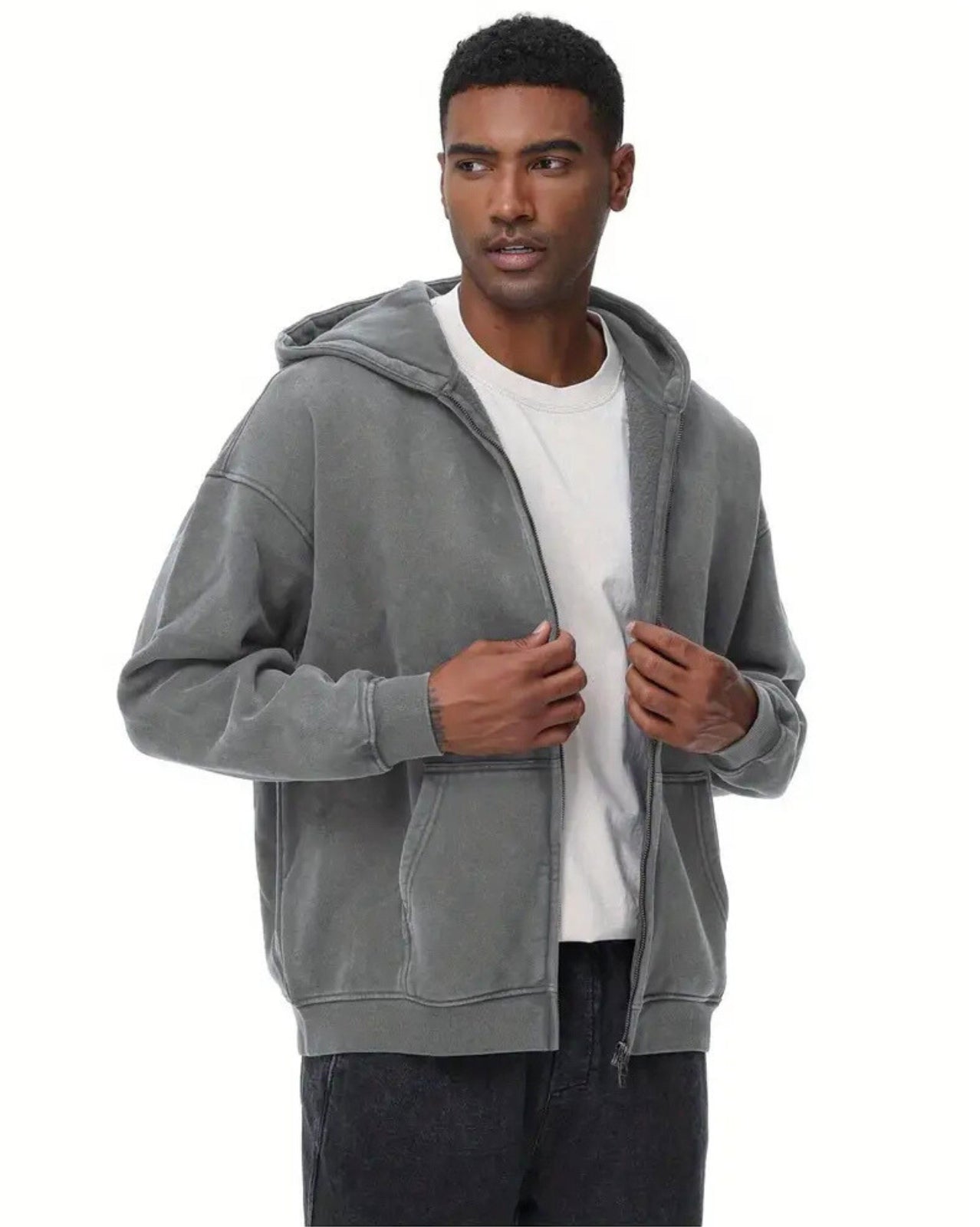 Faded Urban Zip Hoodie