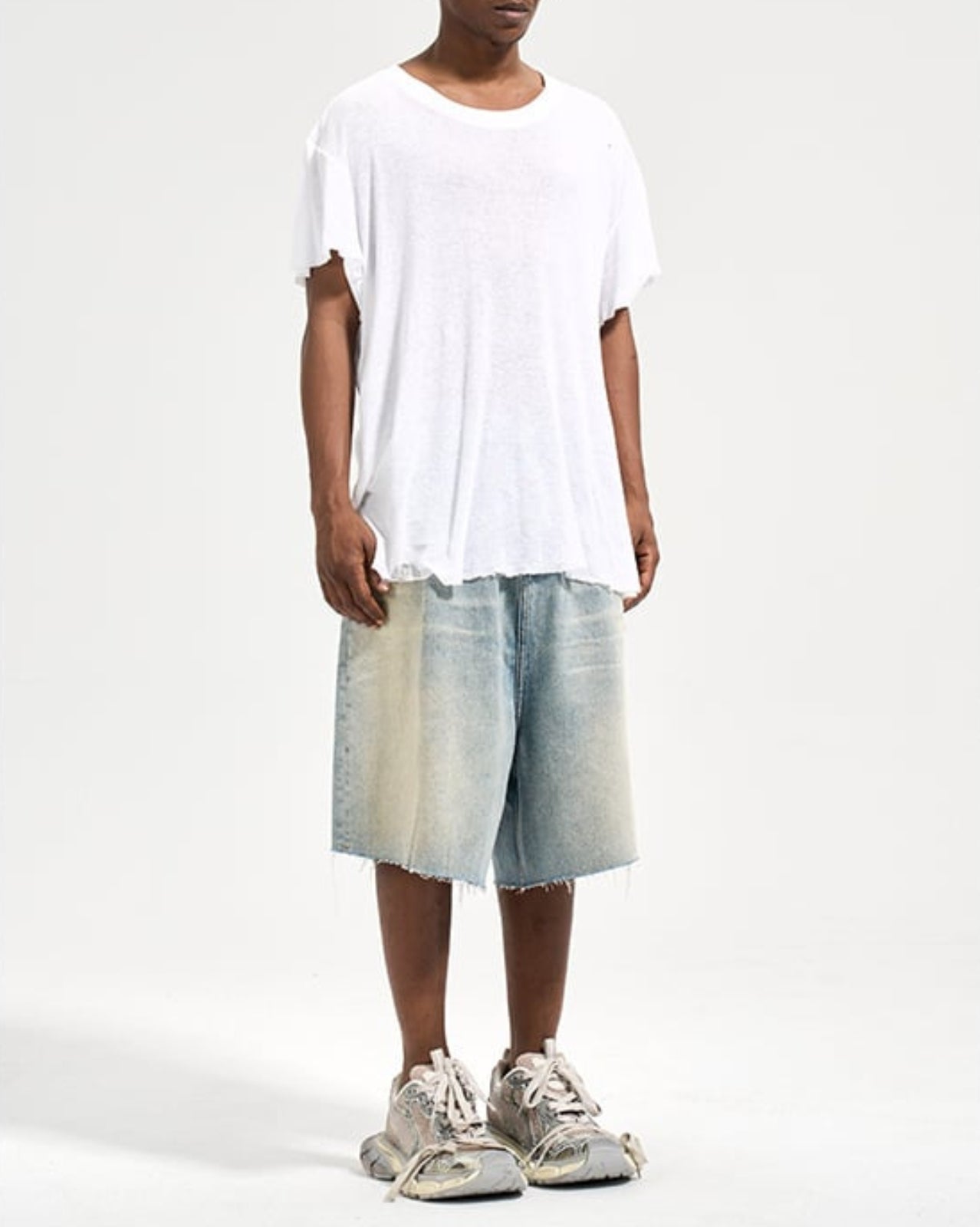 Loose Retro Denim Shorts