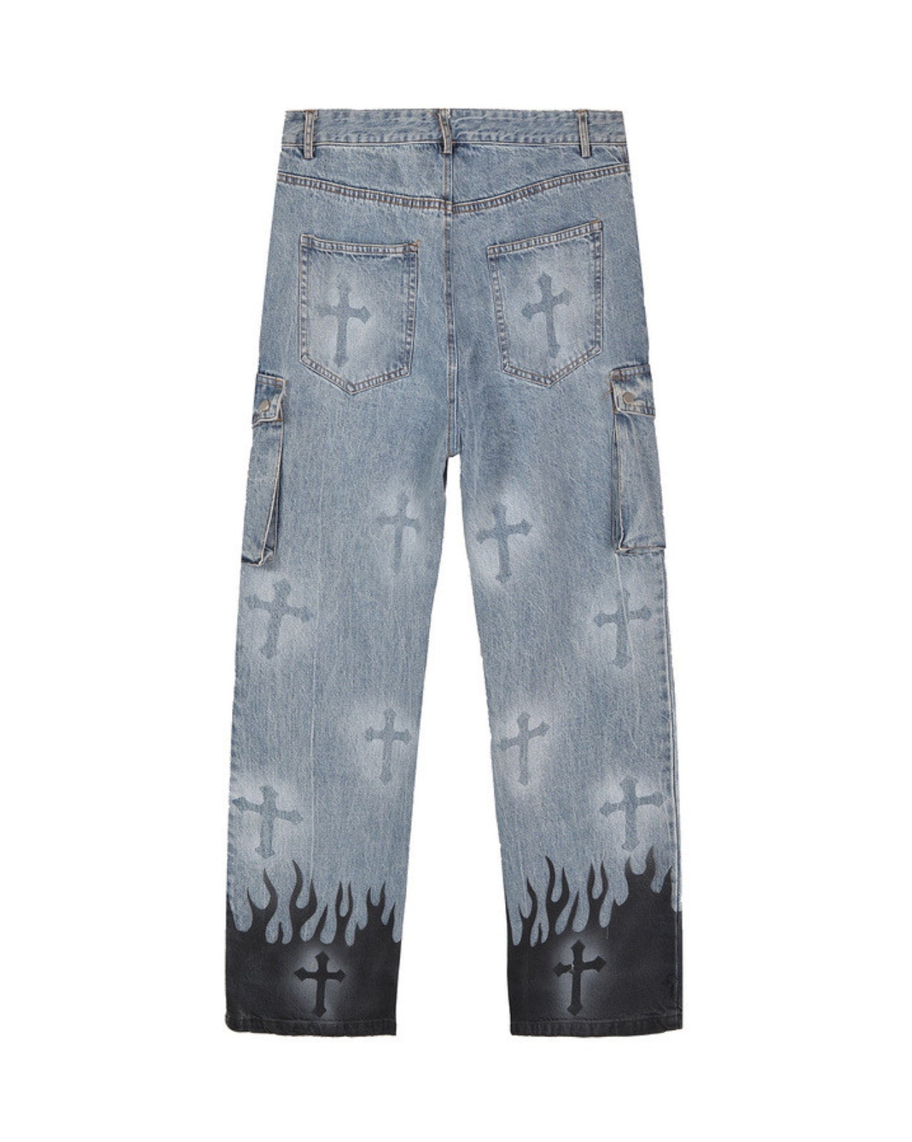 Flame Cargo Jeans