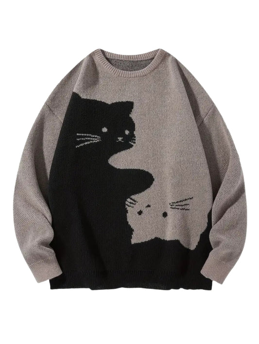 Twin Cats Sweater