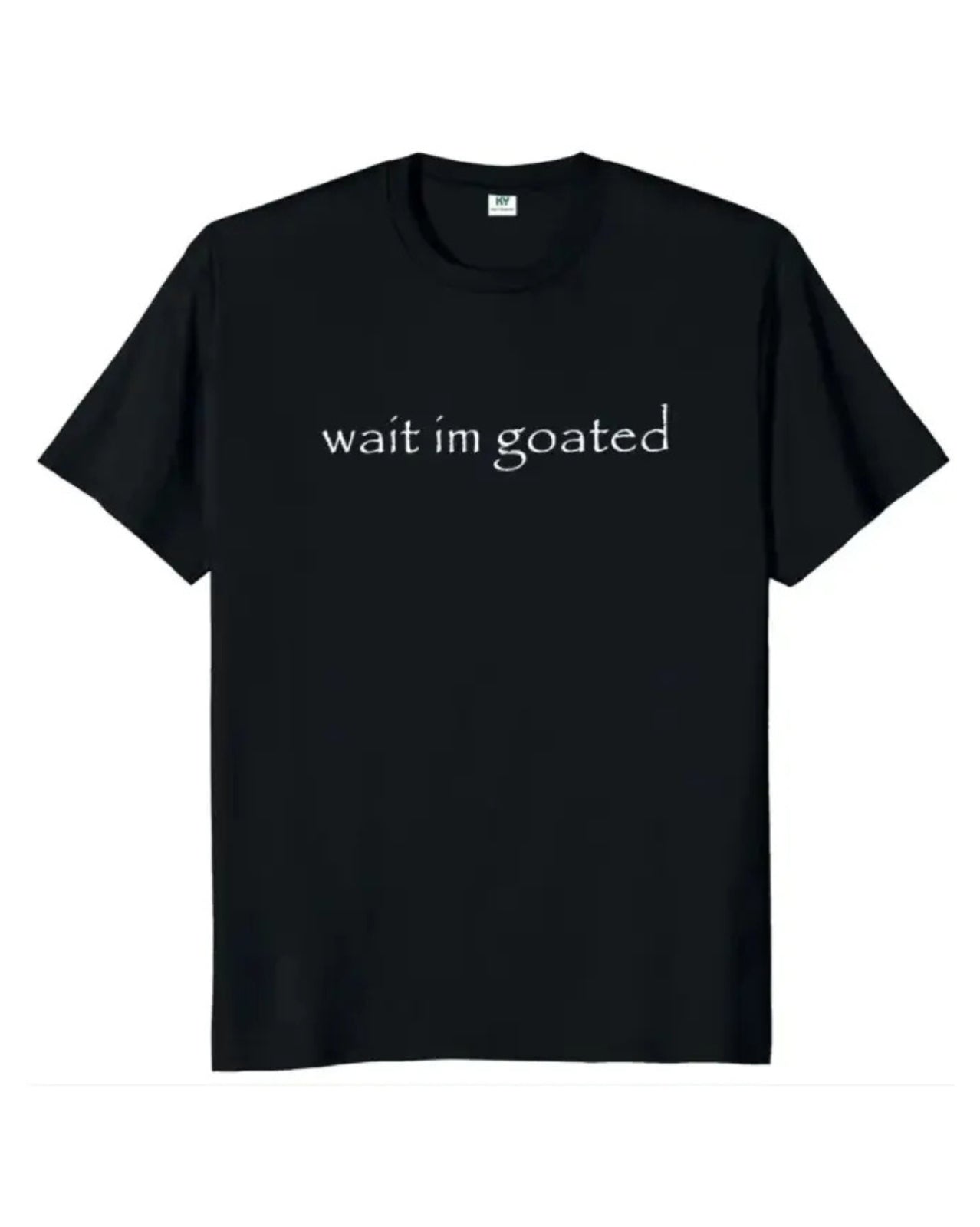Goated Tee - Black, White