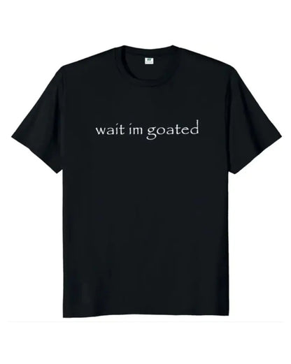 Goated Tee - Black, White
