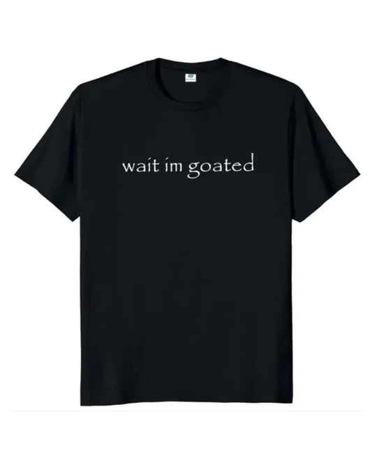 Goated Tee - Black, White
