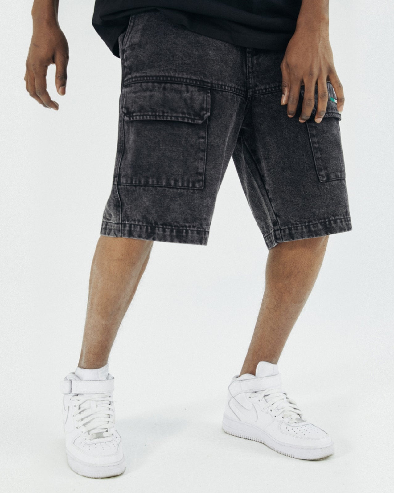 Urban Cargo Denim Shorts