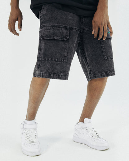 Urban Cargo Denim Shorts