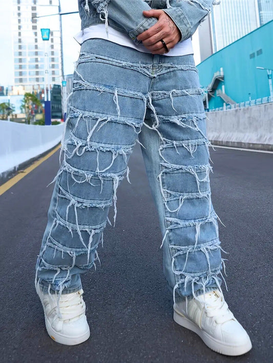 Fluffy Layer Jeans
