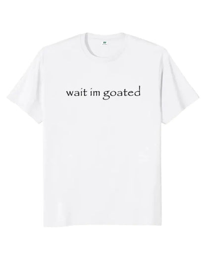 Goated Tee - Black, White