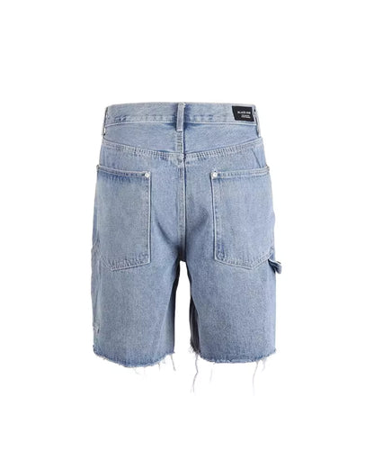 Raw Hem Denim Shorts