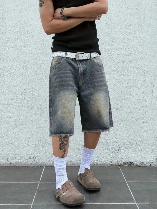 Faded Cutoff Shorts