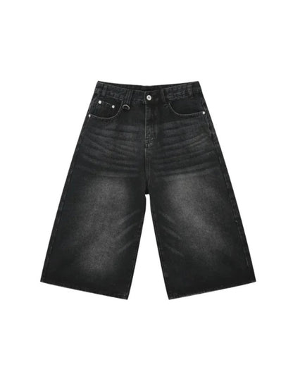 Cloud Fade Denim Shorts