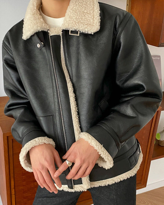 Shearling Leather Jacket