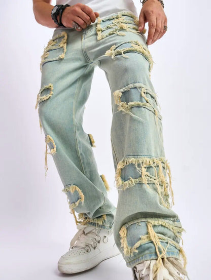 Shaggy Fringe Jeans