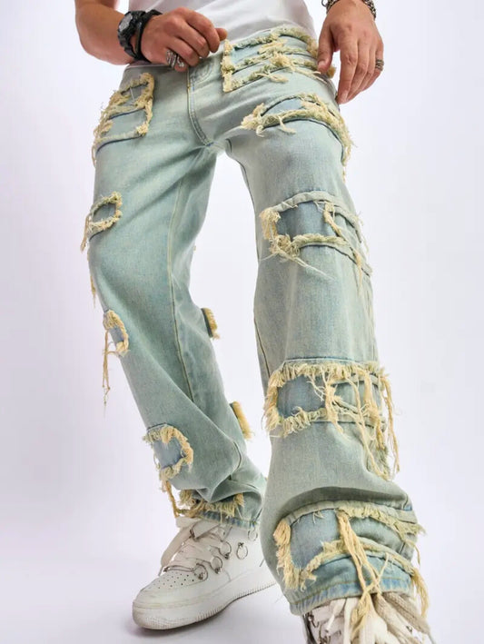 Shaggy Fringe Jeans