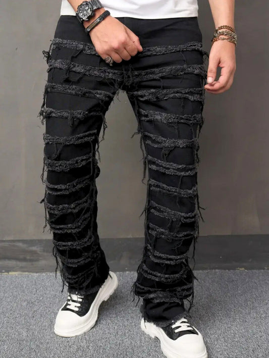 Shaggy Fringe Jeans