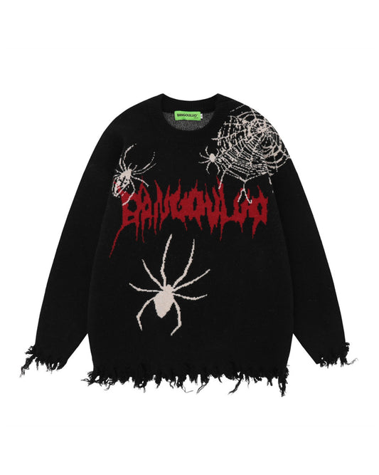 Spider Fray Sweater