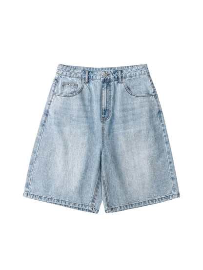 Classic Wash Denim Shorts