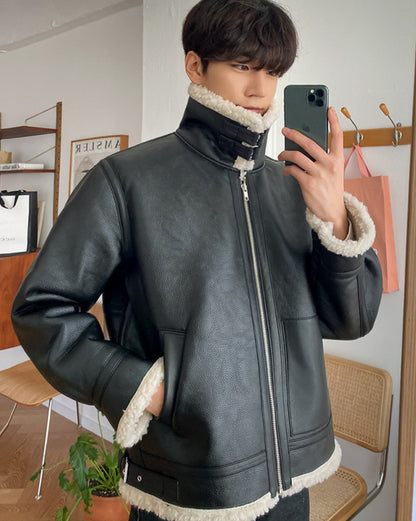 Shearling Leather Jacket