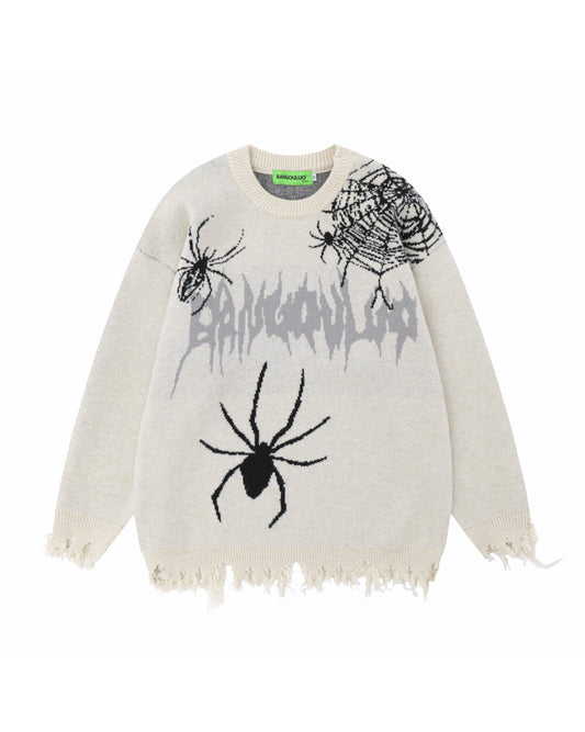 Spider Fray Sweater